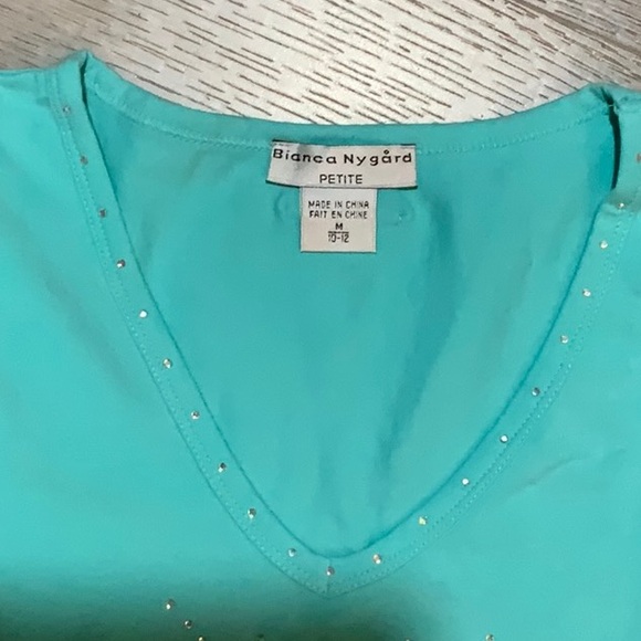 Bianca Nygard Ladies Petite Size 10-12P (medium) Sleeveless with Beading.  NWOT - Picture 2 of 6